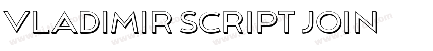 Vladimir Script Join字体转换